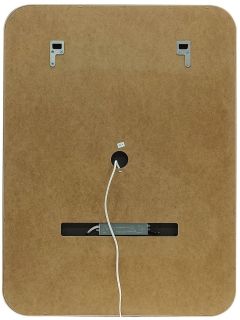 Зеркало с подсветкой и функцией антизапотевания Art&Max Genova 60x80см чёрный AM-Gen-600-800-DS-F-H